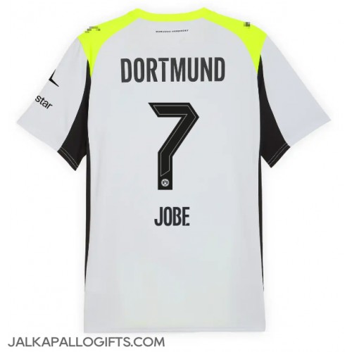 Borussia Dortmund Jobe Bellingham #7 Vieraspaita 2025-26 Lyhythihainen